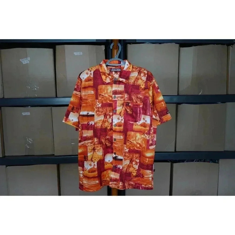 Y2K Hotstand Beach Picture Collage Shirt M #328